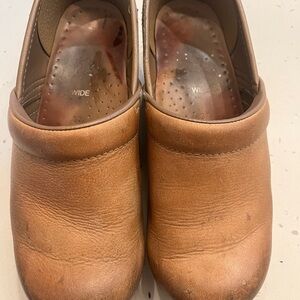 Dansko Brown Leather Clogs